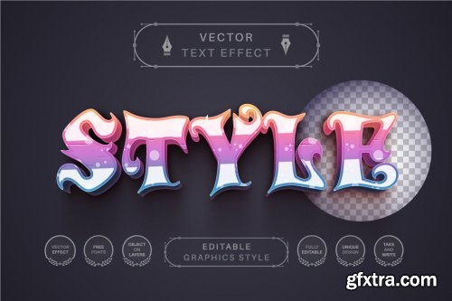 CreativeMarket - Magic Unicorn - Editable Text Effect 6823347