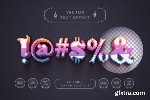 CreativeMarket - Magic Unicorn - Editable Text Effect 6823347