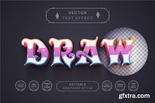 CreativeMarket - Magic Unicorn - Editable Text Effect 6823347