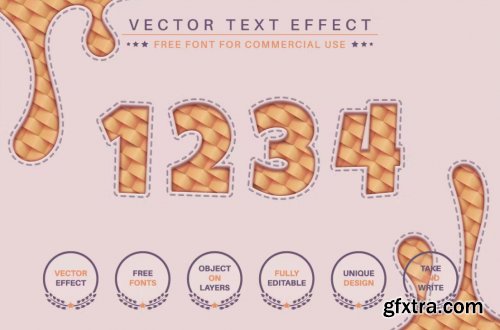 CreativeMarket - Bast - Editable Text Effect, Font Style 6923340