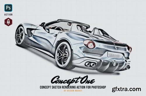 Concept One Sketch Rendering Action