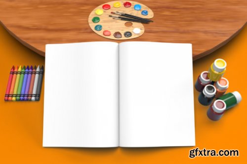 Coloring Book Mockup