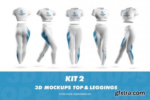 CreativeMarket - Big Bundle Sportswear Women Mockups 6855330