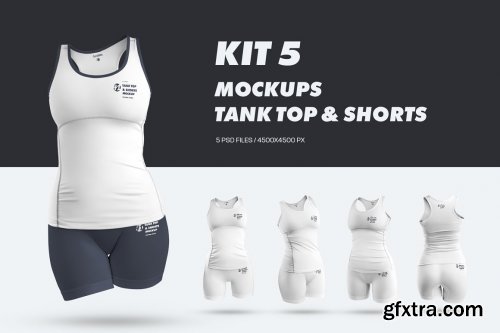 CreativeMarket - Big Bundle Sportswear Women Mockups 6855330