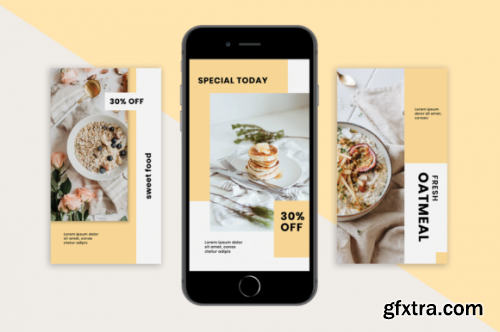 Dessert Food Instagram Stories Template