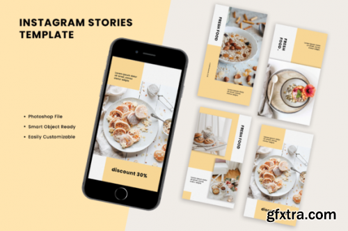 Dessert Food Instagram Stories Template