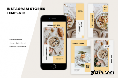 Dessert Food Instagram Stories Template