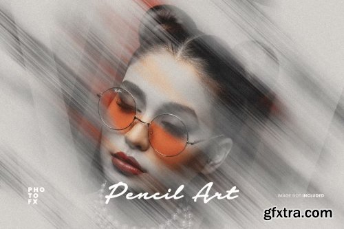 Pencil art photo effect