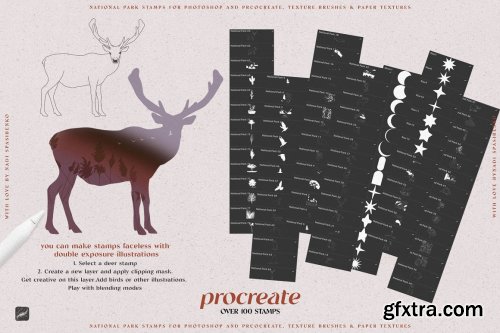 CreativeMarket - National Park Stamp 6665068