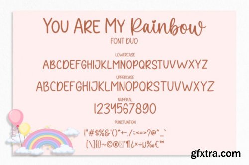 You Are My Rainbow Font