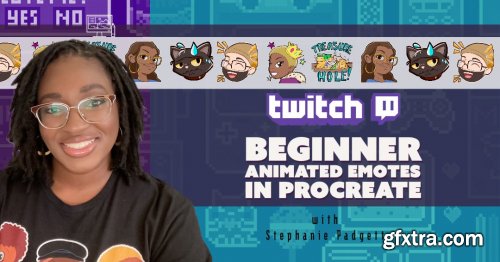  Beginner Animated Emotes for Twitch in Procreate