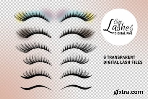 Beauty Makeup Digital Eyelash PNG