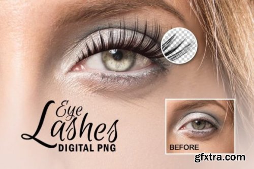 Beauty Makeup Digital Eyelash PNG