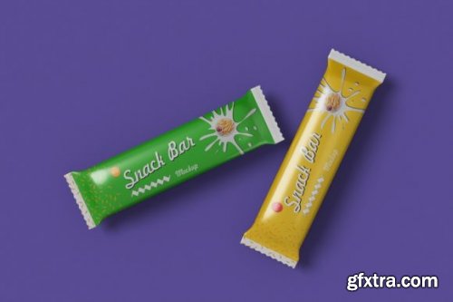 Snack Bar Packaging Mockup 26980579