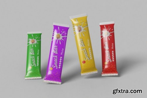 Snack Bar Packaging Mockup 26980579