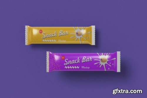 Snack Bar Packaging Mockup 26980579