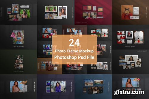 Photo Frame Mockup Photoshop Bundle