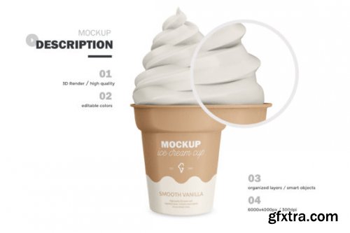  Ice Cream Paper Cup Mockup 17281536