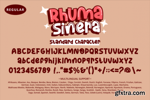 Rhuma Sinera Font