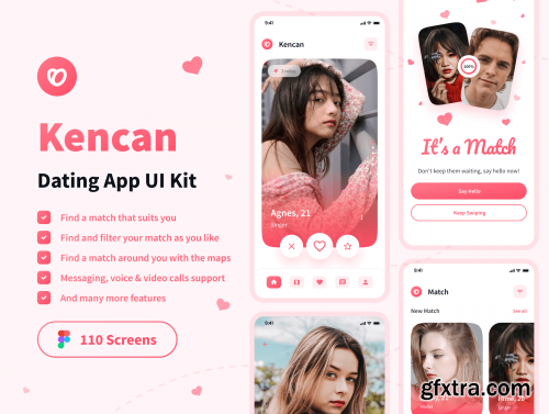 Kencan - Dating App UI Kit