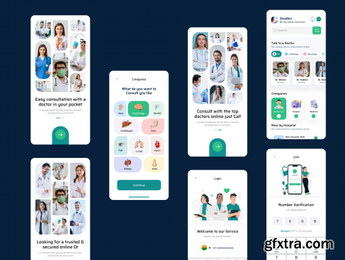 Online Doctor App - UI Kits