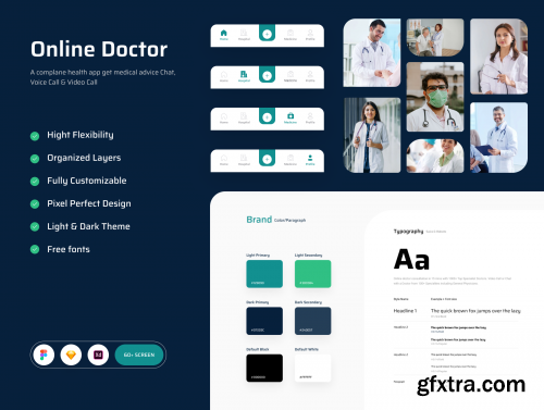 Online Doctor App - UI Kits