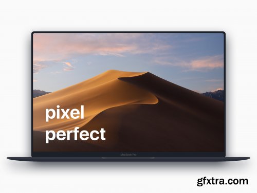 MacBook Pro Flat Mockup