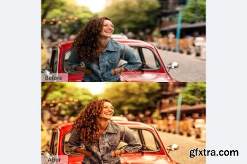  Golden Hour Effect Photoshop Actions