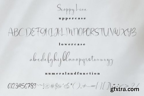  Scoppy Line Font