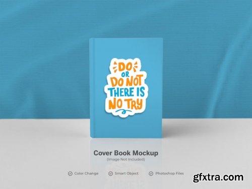 Minimalist front book mockup