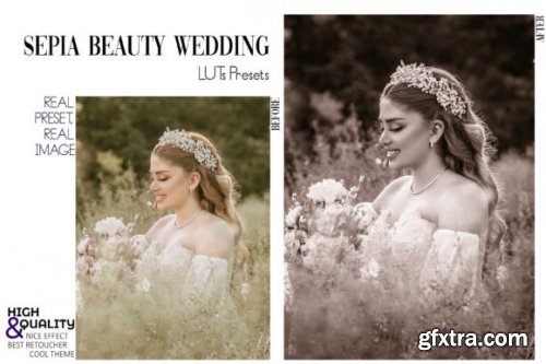  30 Sepia Wedding Video LUTs Presets