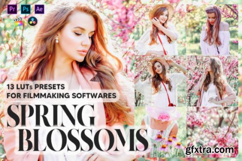 13 Spring Blossoms Video LUTs Presets