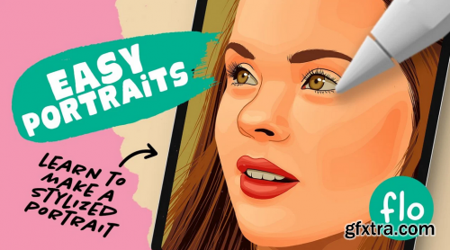  Easy Portraits: Creating a Vector Style Portrait in Procreate