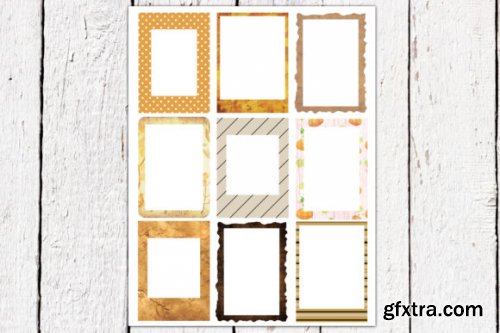  Digital Vintage Fall Photo Frames