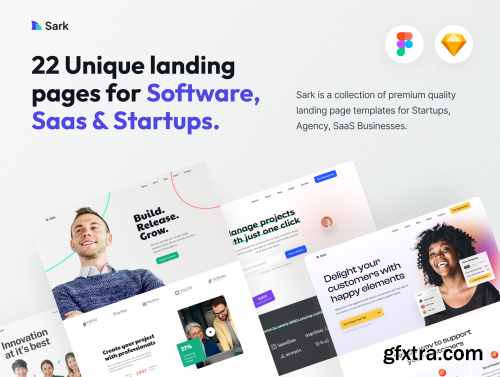 Sark - Landing Page Design Template