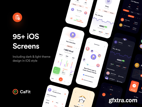 CaFit Fitness UI Kit