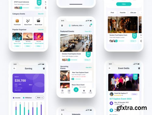 Eventy - Event Booking App UI Kit