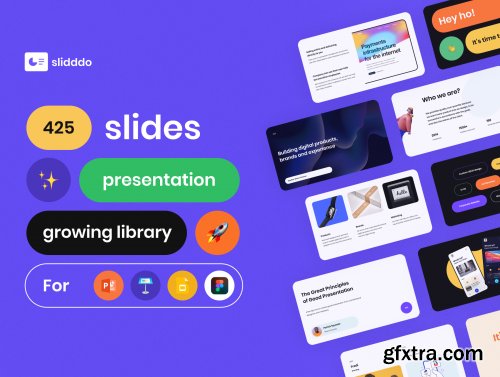 425 Handcrafted Presentation Slides