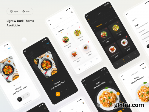 Chiefs Food App UI Kit