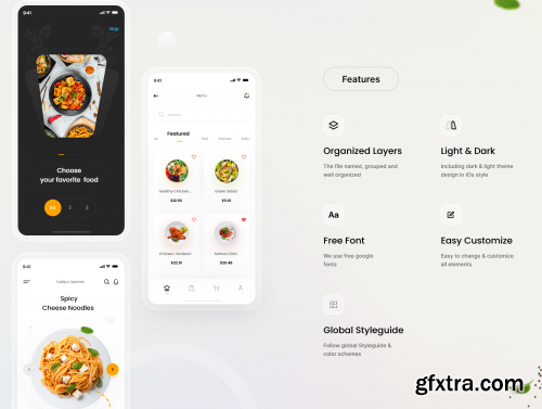 Chiefs Food App UI Kit