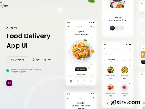 Chiefs Food App UI Kit