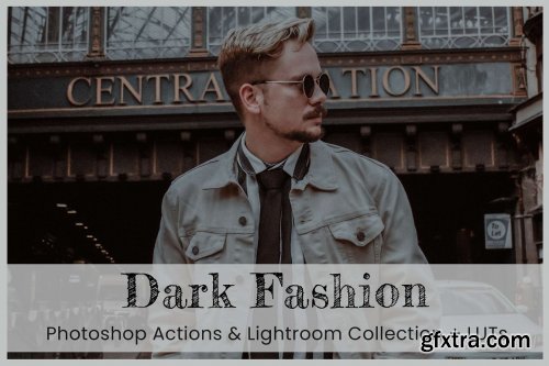 CreativeMarket - Dark Fashion Preset Photoshop Action 7105097