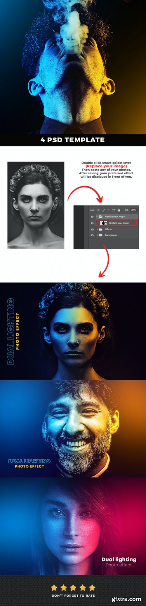 GraphicRiver - Dual Lighting Photo Effect 36911144