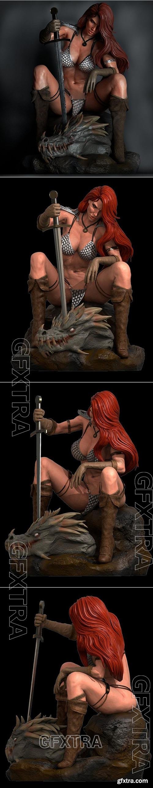 Red Sonja 3D Printable