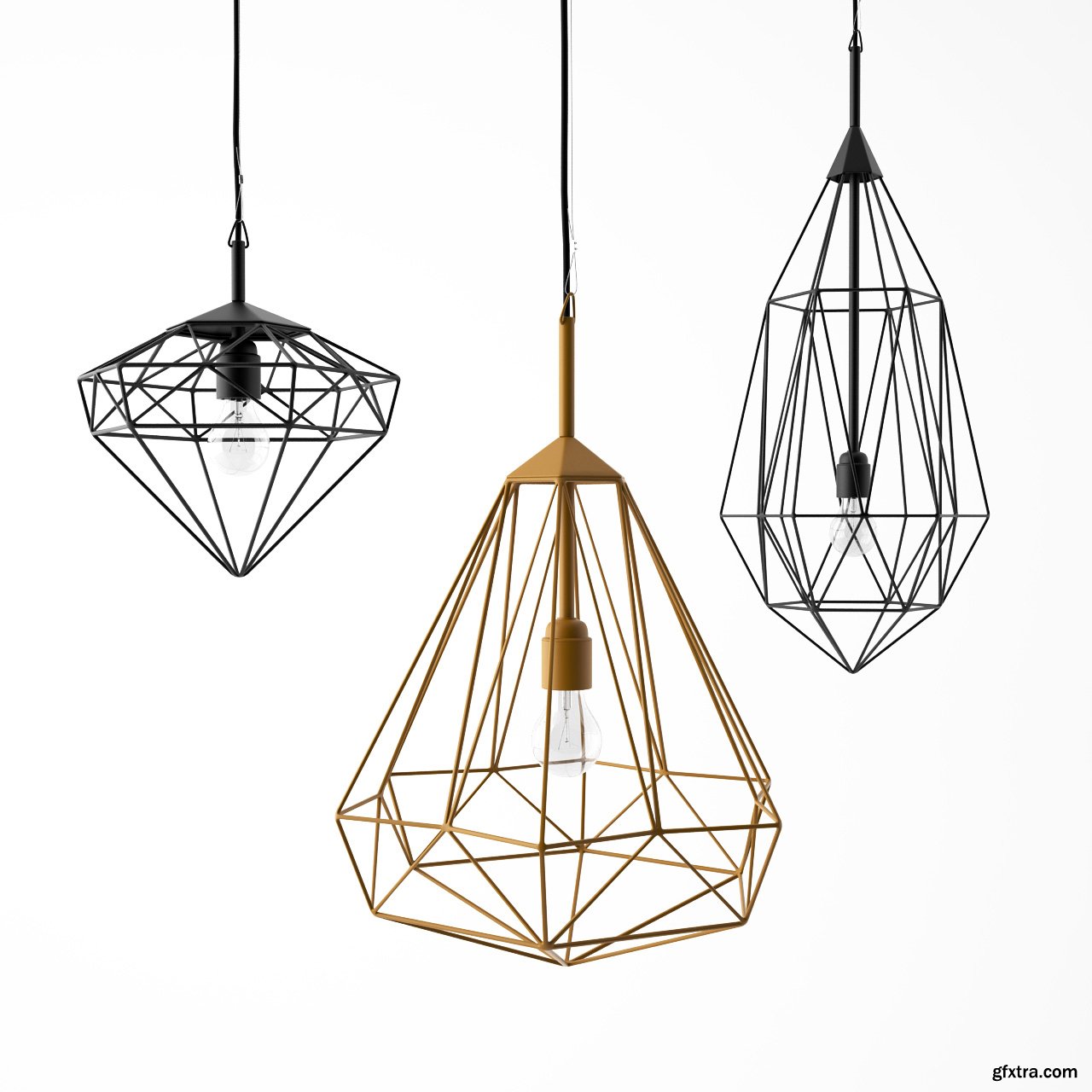 Diamonds ceiling lamp by JSPR » GFxtra