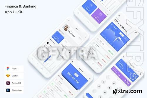 Finance & Banking App UI Kit 3EHAU9E