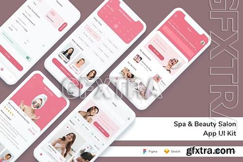 Spa & Beauty Salon App UI Kit JRLDWT2