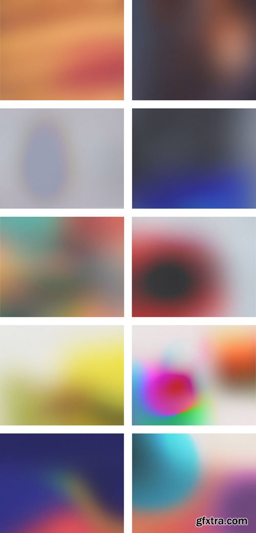 10 Vibrant Grainy Gradient Backgrounds