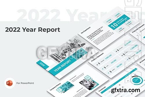 2022 Year Report Powerpoint, Keynote and Google Slides Template 