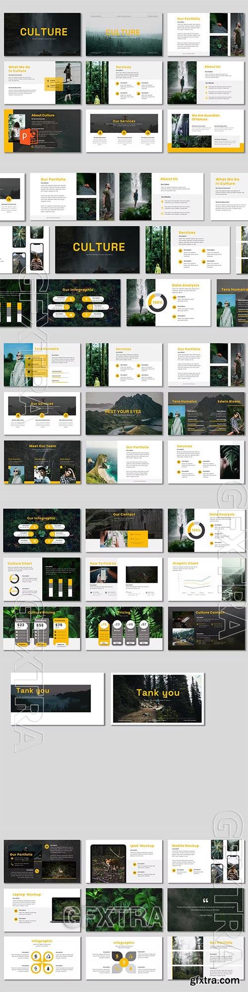 Culture - Powerpoint, Keynote Template About Nature 